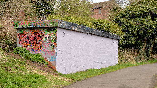 Graffiti, Lagan towpath, Belfast (April 2013)
