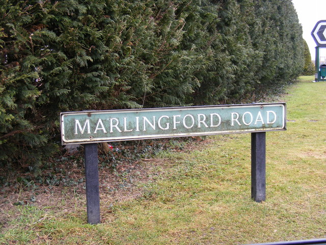 Marlingford Road sign