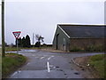 TG1110 : Blind Lane and Red Barn, Honingham by Geographer
