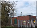 Electrical sub-station and footpath