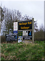 TM1083 : Shelfanger Hall sign by Geographer