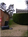 TM0979 : Angles Way footpath and The Ling Postbox by Geographer