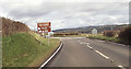 B3167 turning at the Somerset border