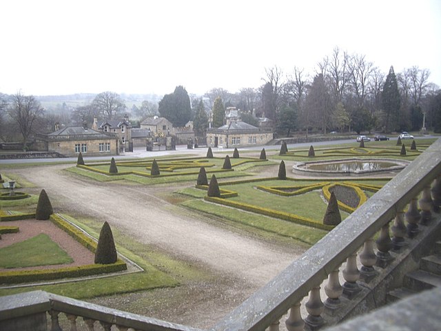 Bowes' Museum garden