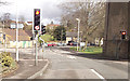 Traffic lights at Bradford road junction