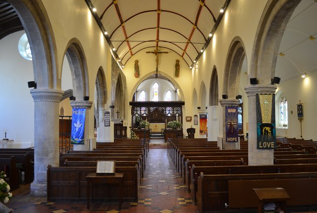 Interior, St Peter's church, Bexhill