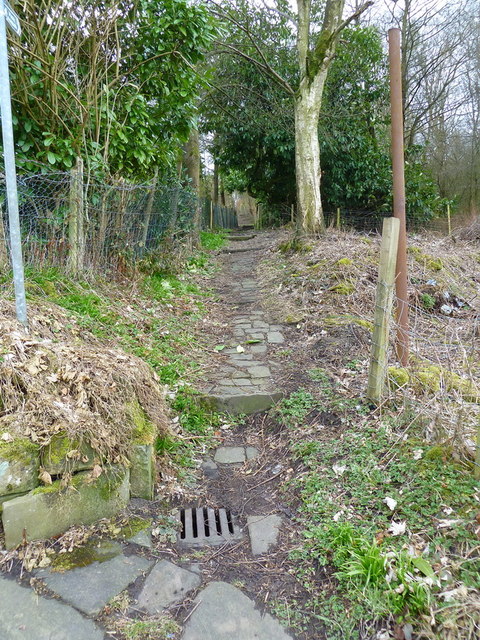 Path from Green Road to Hagg Street, Colne