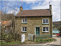 SE6697 : Stone cottage, Church Houses by Pauline E