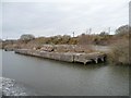 Western end of jetty, west of Thelwall Ferry