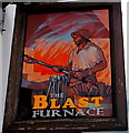 The Blast Furnace name sign, Pontlottyn