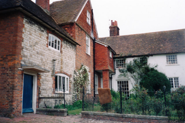 Cottages, at Bury Court, Bentley - May 1995