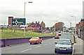 NW on A5 at site of former Dunstable North station, 1990