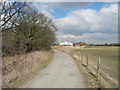 Lane leading to Dairyground from Birch Hall