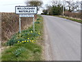 Ashby Lane approaching Willoughby Waterleys