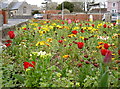 Floral display near St Andrew