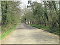 Equestrians on Dean Road southwest of Drove Farm House