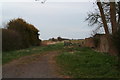 Field track opposite Littlefield Lane