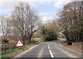 Road junction north of Wellow Mill