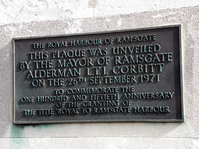 Commemorative Plaque, Ramsgate Royal Harbour