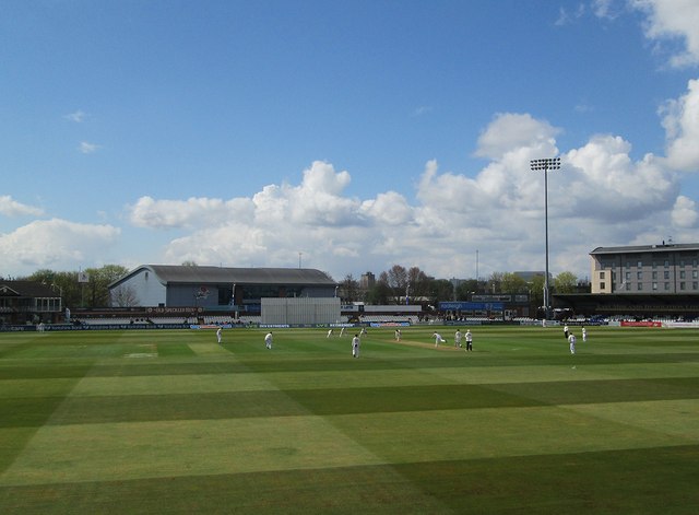 County cricket at Derby in April