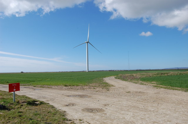 Wind turbine on Romney Marsh