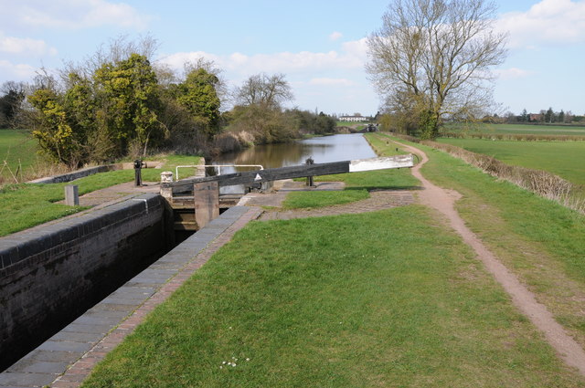 Lock on the Worcester and Birmingham Canal
