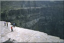 R0491 : Nearing the edge, Cliffs of Moher by Jim Barton