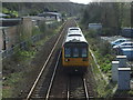 Northern Rail train approaching Prudhoe Station