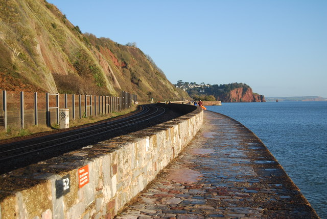 South Devon Railway Sea Wall