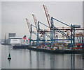 J3678 : Shipping container terminal, Belfast by Rossographer