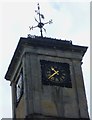 Clock tower at the Shambles Market in Devizes