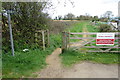 Footpath to Wing Park Farm