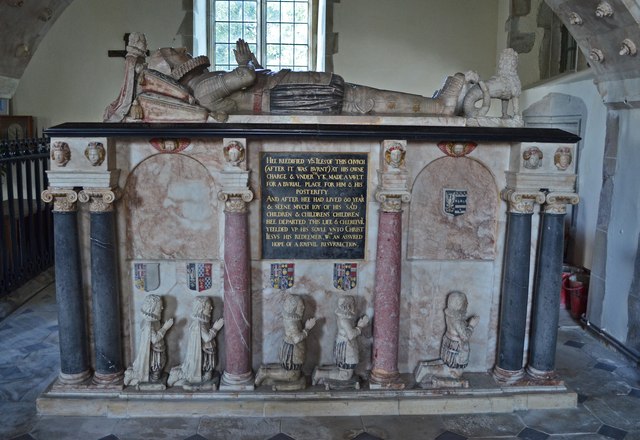 Tomb of Sir John Tufton, Hothfield church