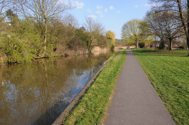 Worcester and Birmingham Canal in Worcester