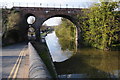 Railway bridge over the Worcester and Birmingham Canal