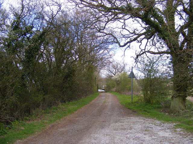 Looking towards the former A144