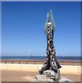 "Sinterlation" installation - Redcar sea front