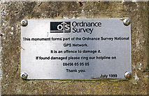 NS6065 : Fundamental Bench Mark, Glasgow by Rossographer