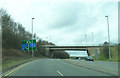 A629 passing under Lindley Moor Road