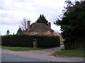 TM3876 : Houses entrance off the A144 Bramfield Road by Geographer