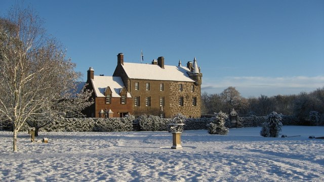 Gardyne Castle from South West © 824505 :: Geograph Britain and Ireland