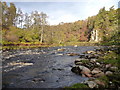 NH9545 : River Findhorn at Ardclach by Andy Waddington