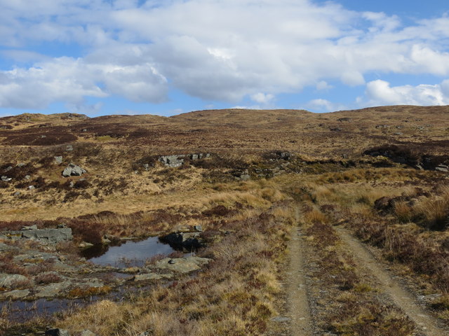 Forest track near Loch a' Ghatha