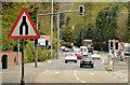 J4179 : "End of dual carriageway" sign, Marino, Holywood by Albert Bridge