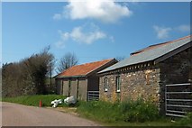 SS5338 : Farm buildings in Middle Marwood by David Smith