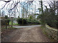 The path rejoins Golf Course Road, Painswick