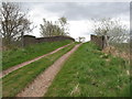 Farm access bridge over the railway near Ledsham