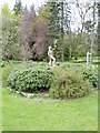 SE2585 : Falconry sculpture, Thorp Perrow Arboretum by Oliver Dixon