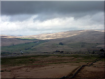 SD7877 : A view towards Lodge Hall from the lower slopes of Park Fell by John Lucas