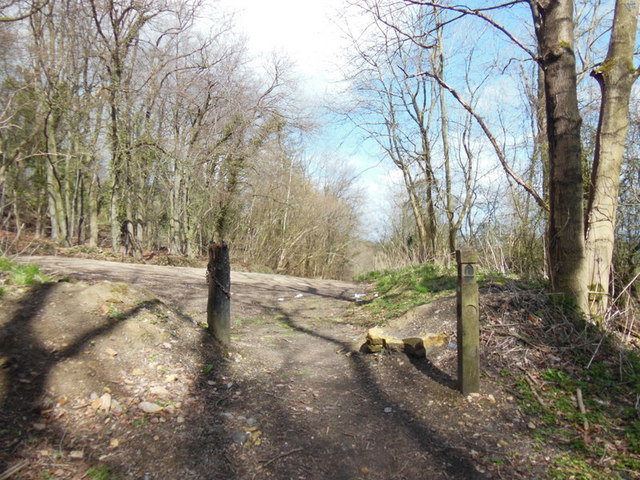 The Cotswold Way joins a minor road